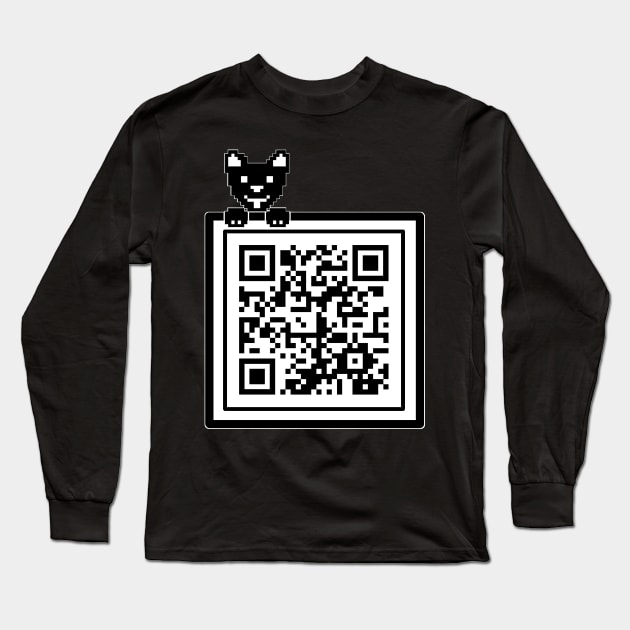 Scan for the goodest boys Long Sleeve T-Shirt by Oh My Martyn